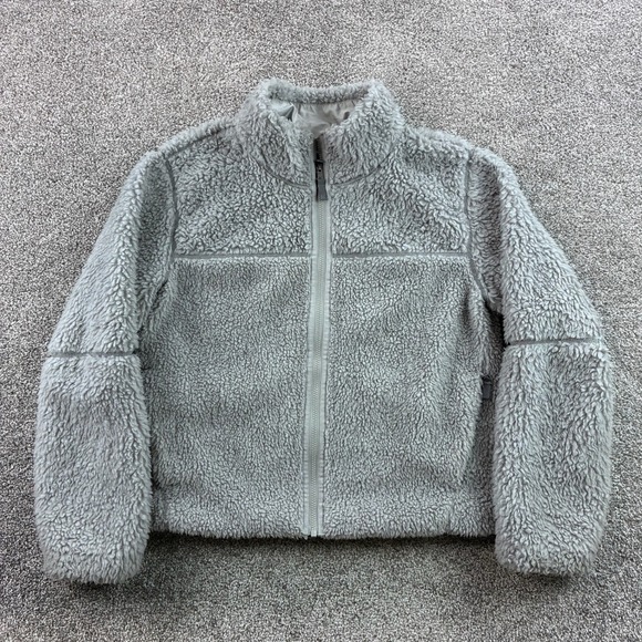 Patagonia Jackets & Blazers - Patagonia Lunar Dusk Jacket Women's Large Gray Fleece Deep Pile Full Zip 23090